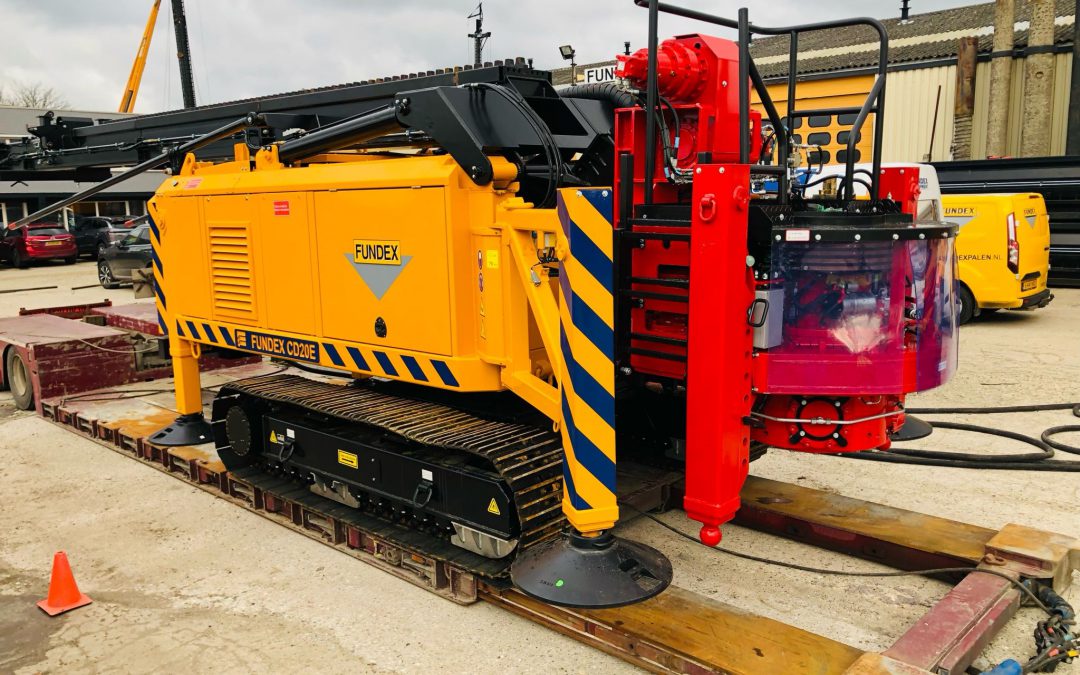 De nieuwe Funderingsmachine CD20E
- Duurzaam – geluidsarm – zero emissie